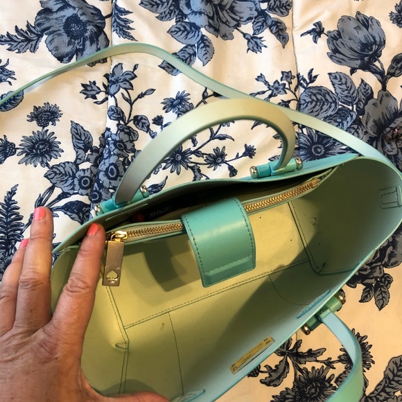 Mint green Kate spade purse with strap - Picture 3 of 5